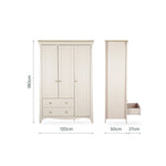 CuddleCo Clara Luxe 3 Piece Furniture Set - Cashmere & Ash