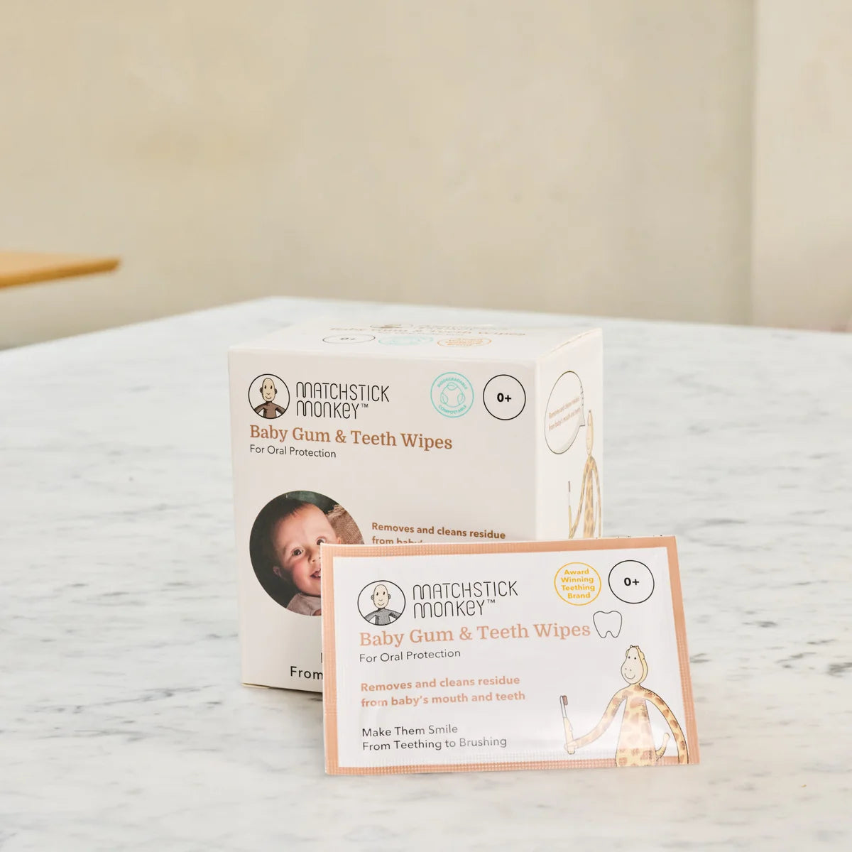 Matchstick Monkey Baby Gum and Teeth Wipes