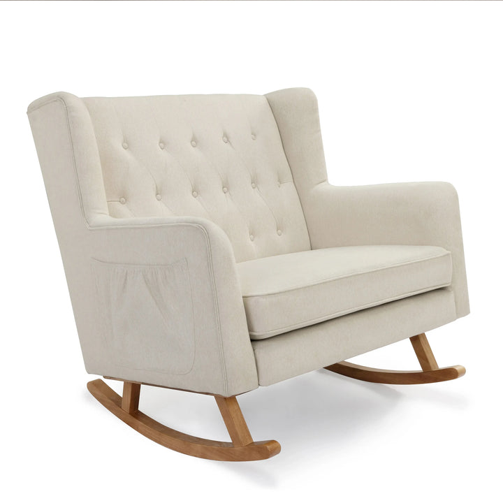 Babymore Lux Snuggle Rocking Chair – Ivory