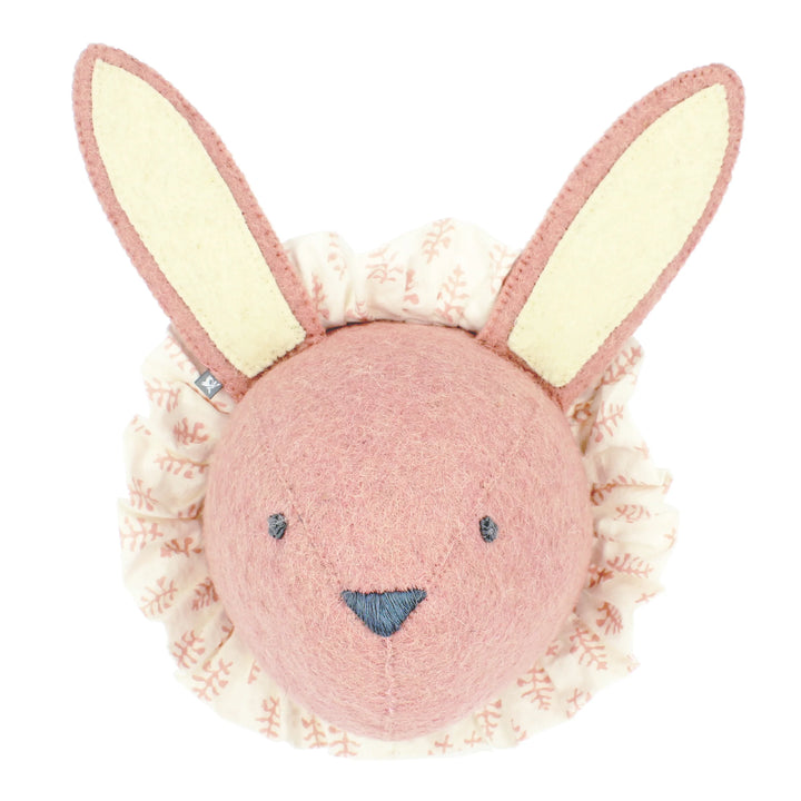 Fiona Walker Baby Rabbit with Vintage Ruff Head Mini - Pink