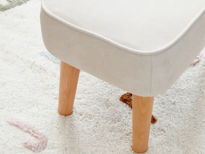 Babymore Freya Nursing Chair with Stool - Cream