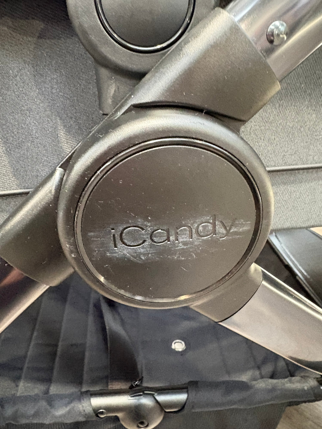 PRE LOVED iCandy Peach 7 Pram + Pushchair - Phantom/Truffle