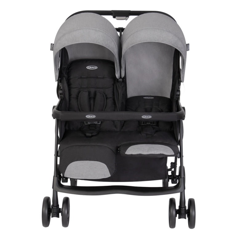 Graco DuoRider Twin Pushchair - Steeple Grey