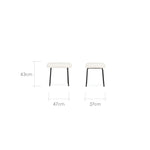 CuddleCo Marley Nursing Chair and Footstool - Teddy Off White