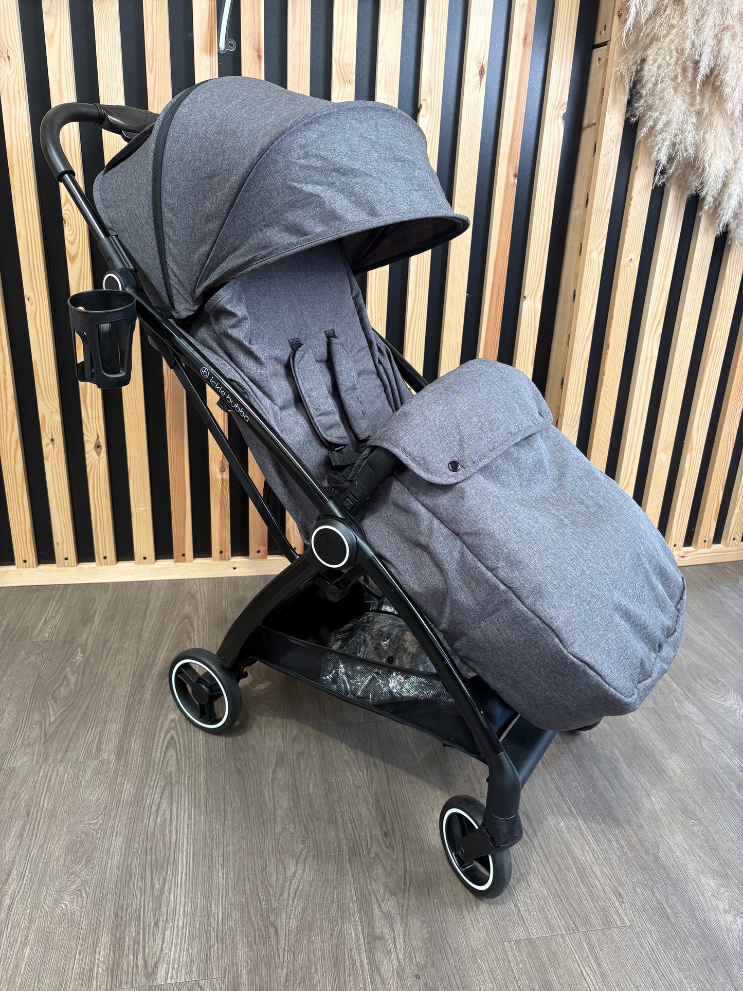 PRE LOVED Ickle Bubba Aries Max Stroller - Graphite Grey