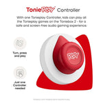 tonies Toniebox 2 Play Set with Paw Patrol Chase Tonie, Tonieplay Game & Tonieplay Controller - Sunset Red