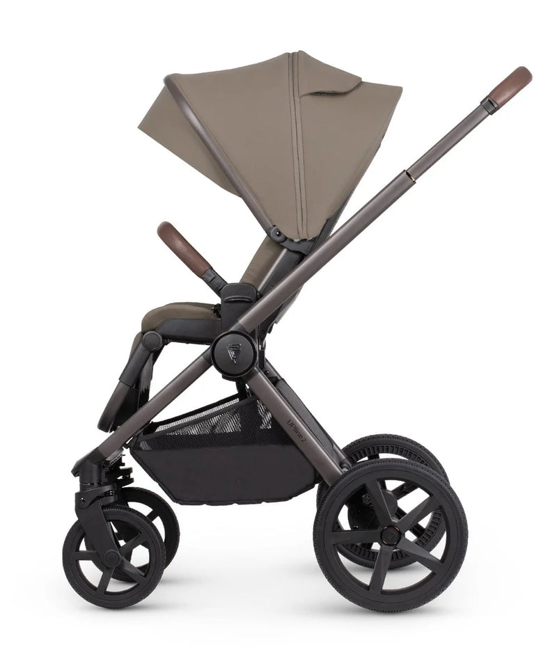 Venicci Upline2 Pushchair, Carrycot + Accessories Travel System Bundle - Special Edition Powder