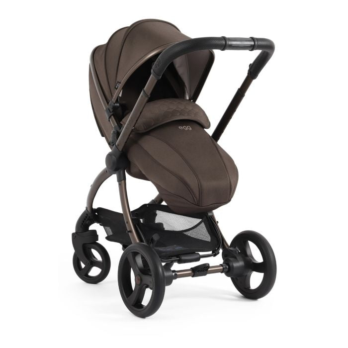 egg3 Tandem Double Stroller - Chocolate Velvet