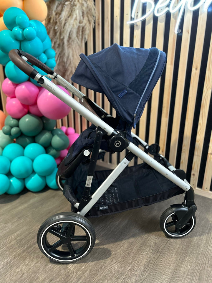 PRE LOVED Cybex Gazelle Pushchair & Carrycot - Ocean Blue