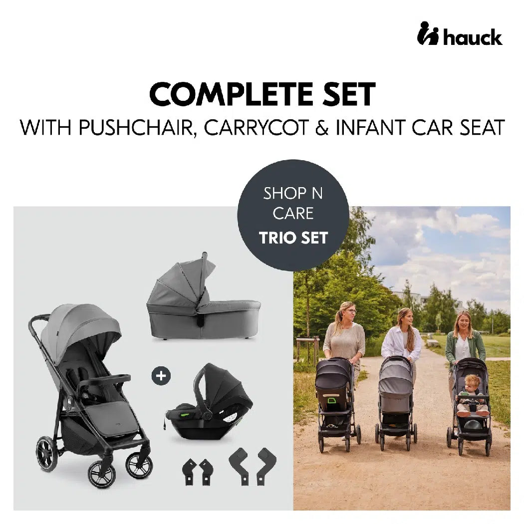 Hauck Shop N Care Trio Set – Grey