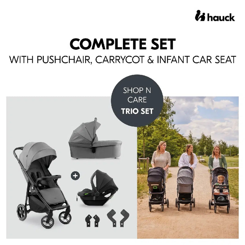 Hauck Shop N Care Trio Set – Grey