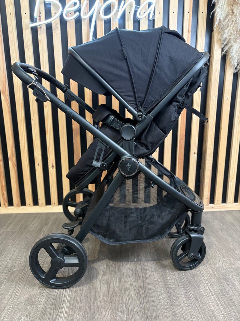 EX DISPLAY Redkite Push Me Pace Pulsar Pushchair & Car Seat - Black