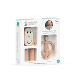 Matchstick Monkey Teething Starter Set - Peach