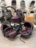 OPEN BOX egg3 3in1 Travel System Bundle Inc Isofix Base - Mulberry