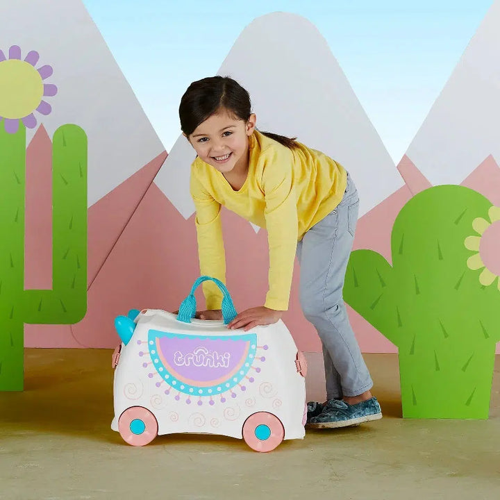 Trunki Ride-On Suitcase - Lola The Lama