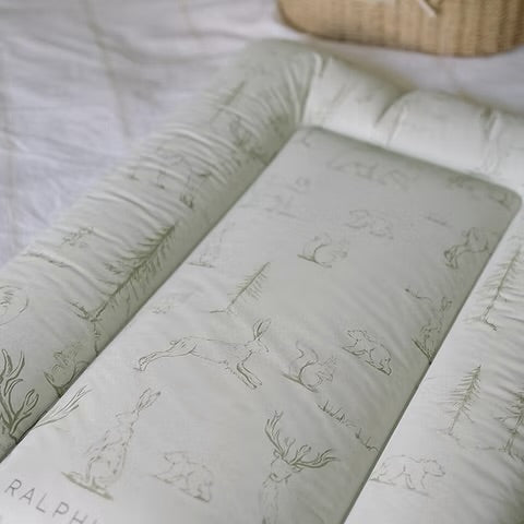 Ralphie Bear Comfort Changing Mat - Woodland