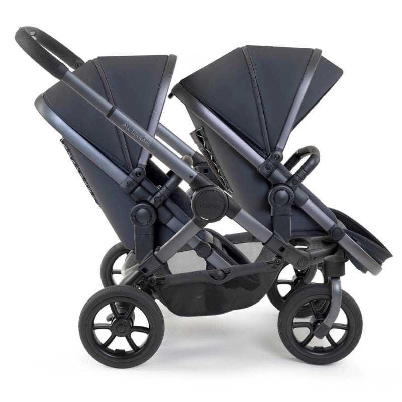 iCandy Peach 7 All Terrain Double Pushchair - Storm Grey