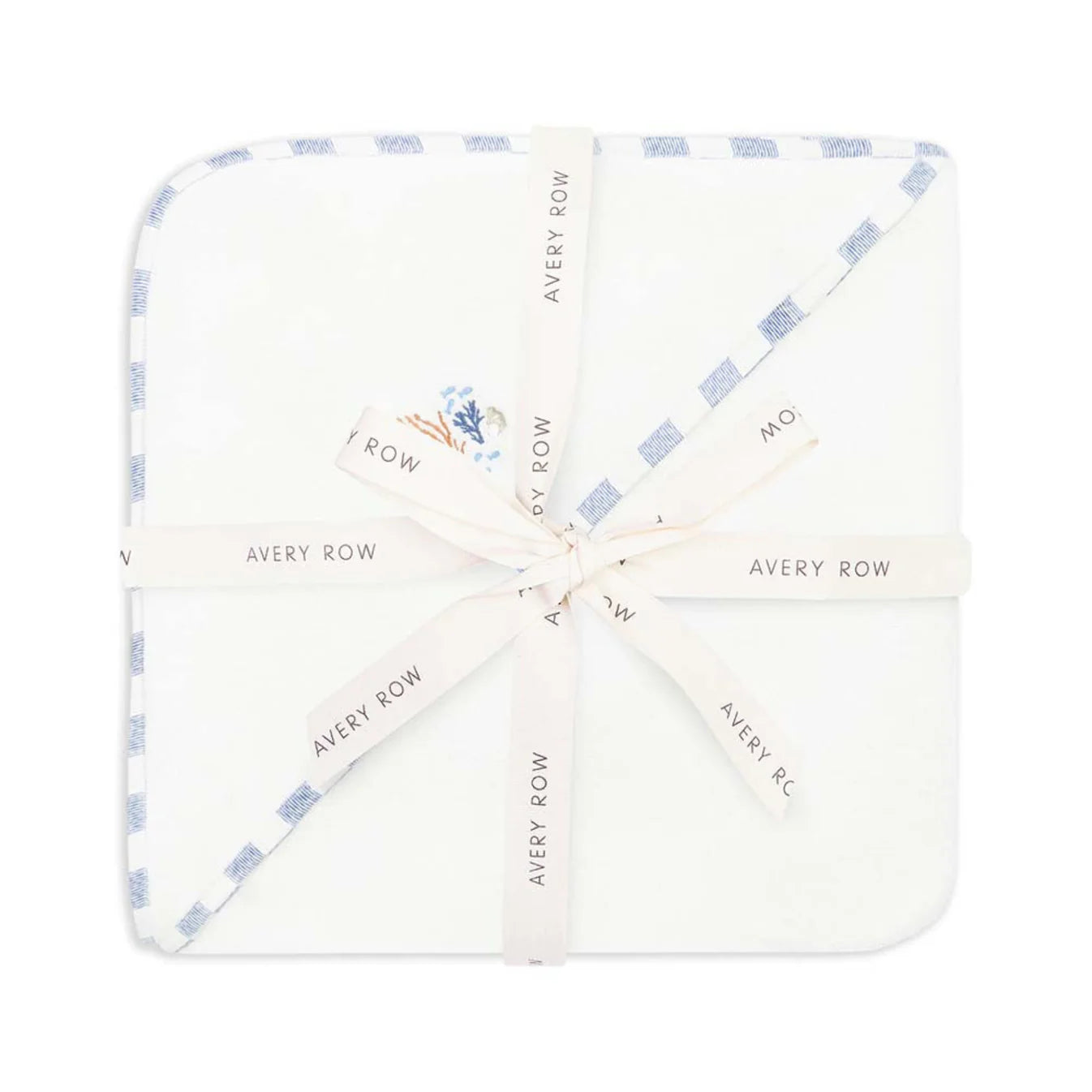 Avery Row Baby Hooded Towel - Coastline