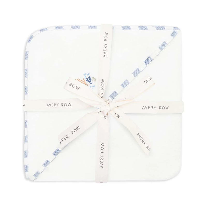 Avery Row Baby Hooded Towel - Coastline