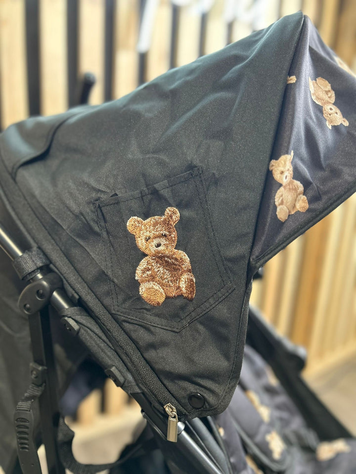 EX DISPLAY Roma Star Stroller - Teddy Black