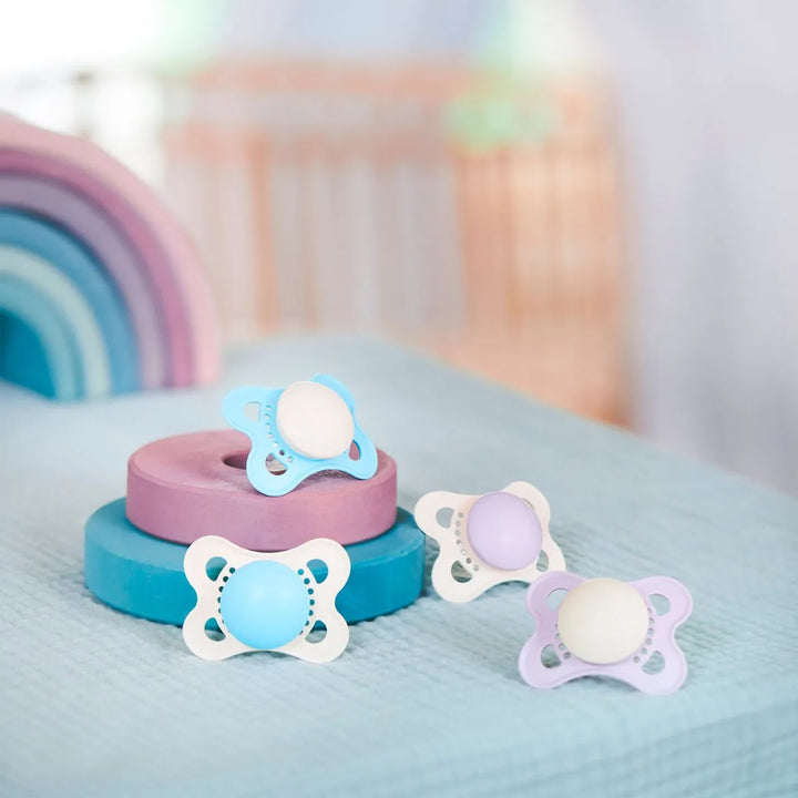 MAM Original Soothers 0-6 Months 2 Pack - Plain Blue