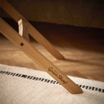 The Little Green Sheep Organic Knitted Moses Basket, Mattress & Natural Foldable Stand - Terracotta