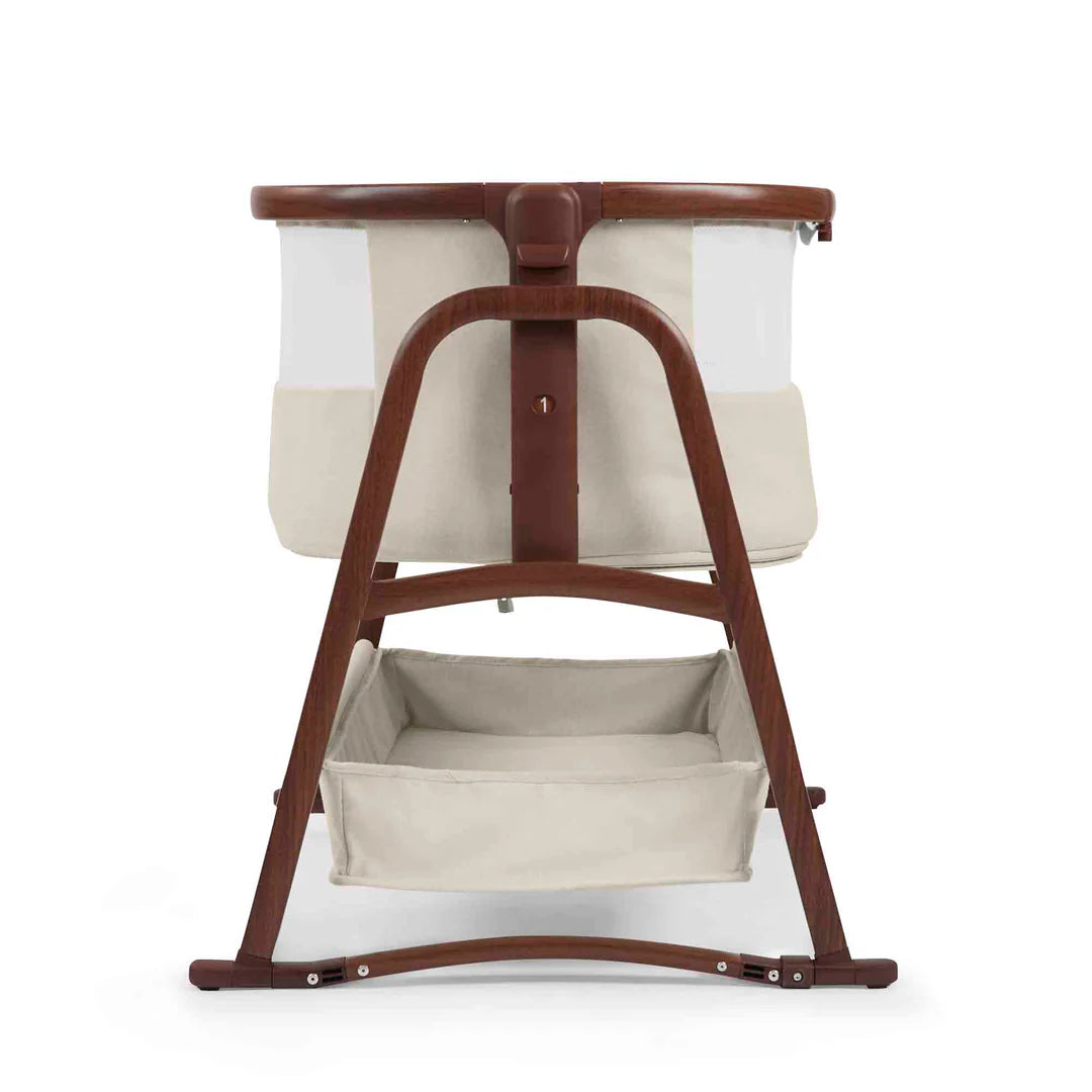 Ickle Bubba Bubba&Me Luxe Bedside Crib - Stone