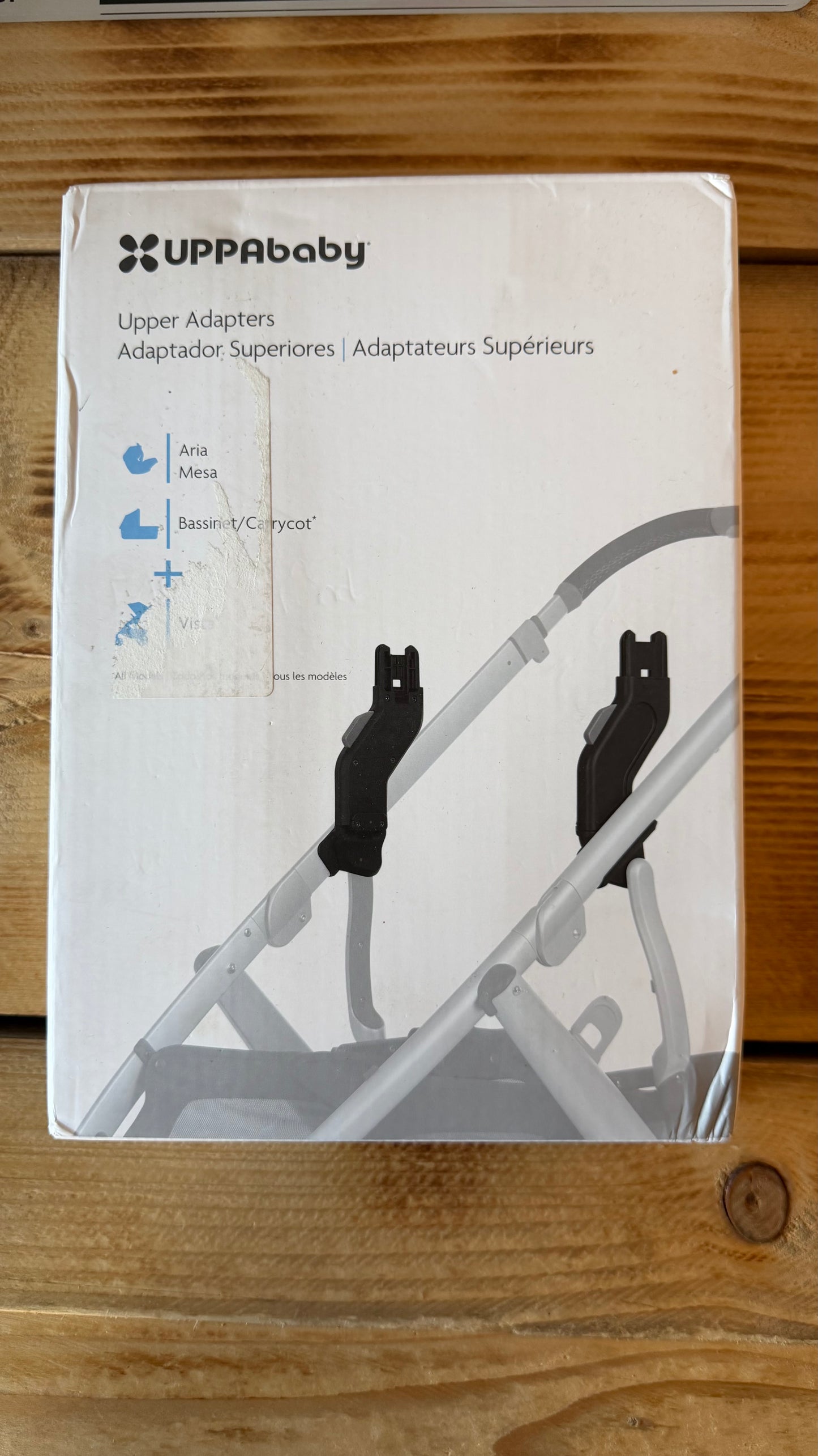 OPEN BOX UPPAbaby Vista Upper Adaptor for Seat, Mesa i-Size Car Seat & Carrycot