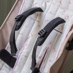 Avery Row Pram Liner - Anemone/Pink Check