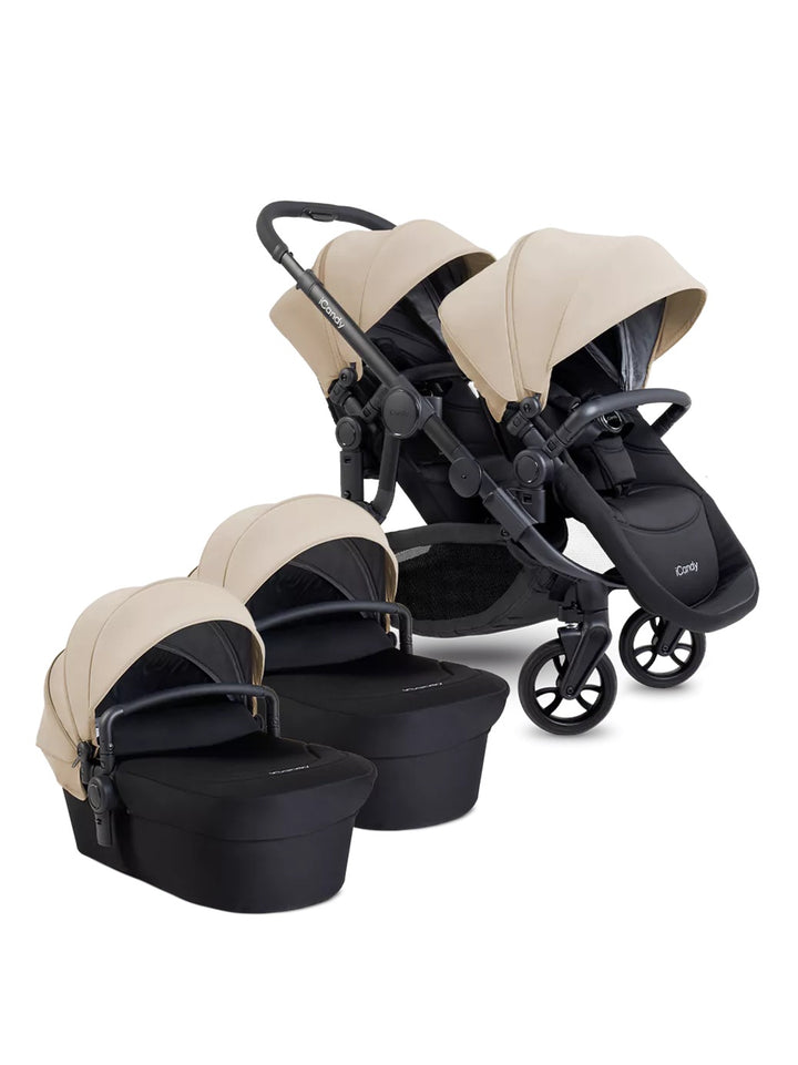 iCandy Orange 4 Twin Pushchair - Latte