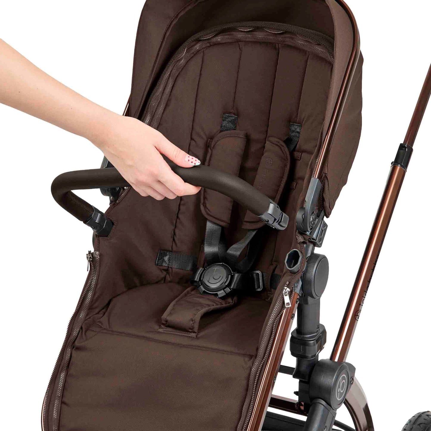 Ickle Bubba Stomp Luxe Elements Edition 17 Piece Bundle Inc Bubba Crib - Chestnut