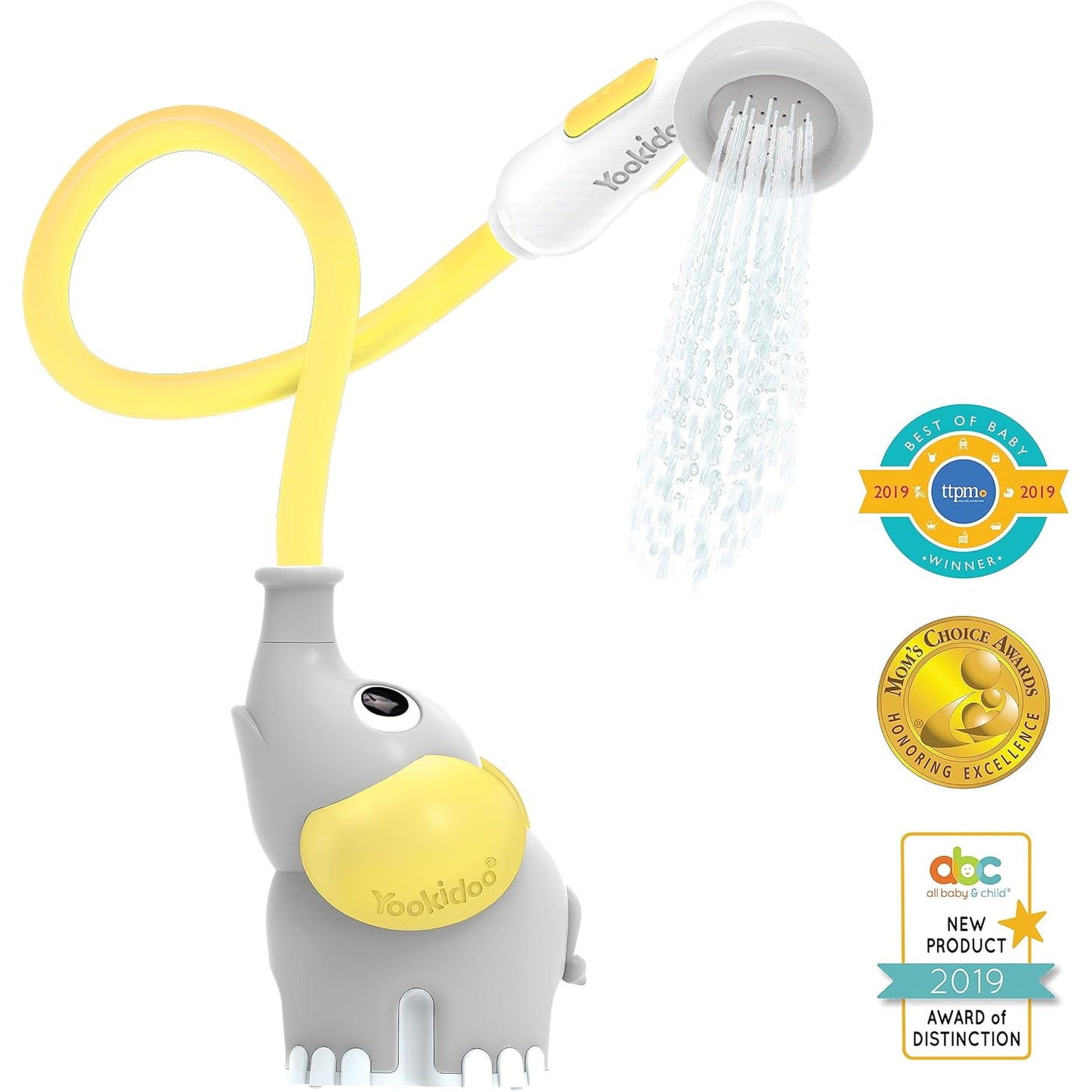 Yookidoo Baby Shower Bath Toy Elephant - Yellow