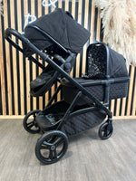 PRE LOVED Cosatto Wow XL Double Pushchair - Silhouette
