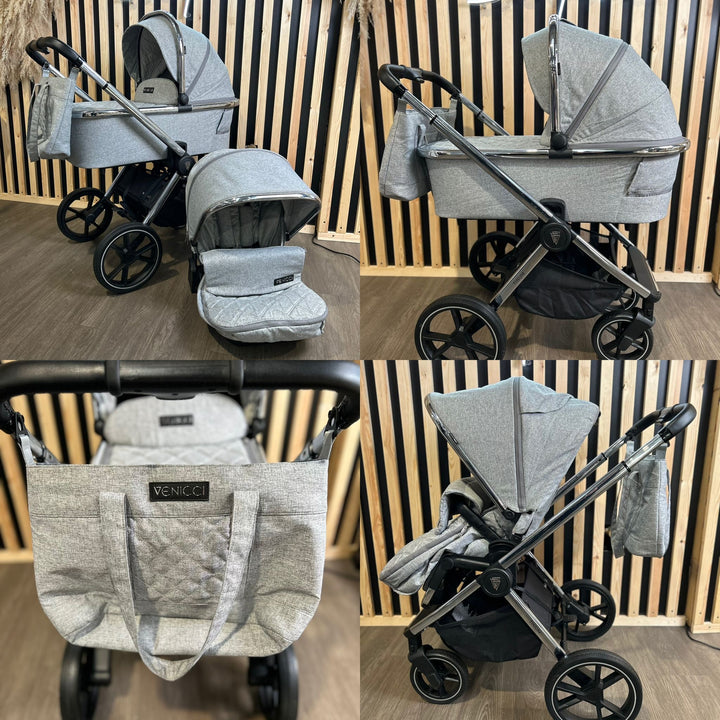 PRE LOVED Venicci Tinum 2.0 2in1 Travel System- City Grey