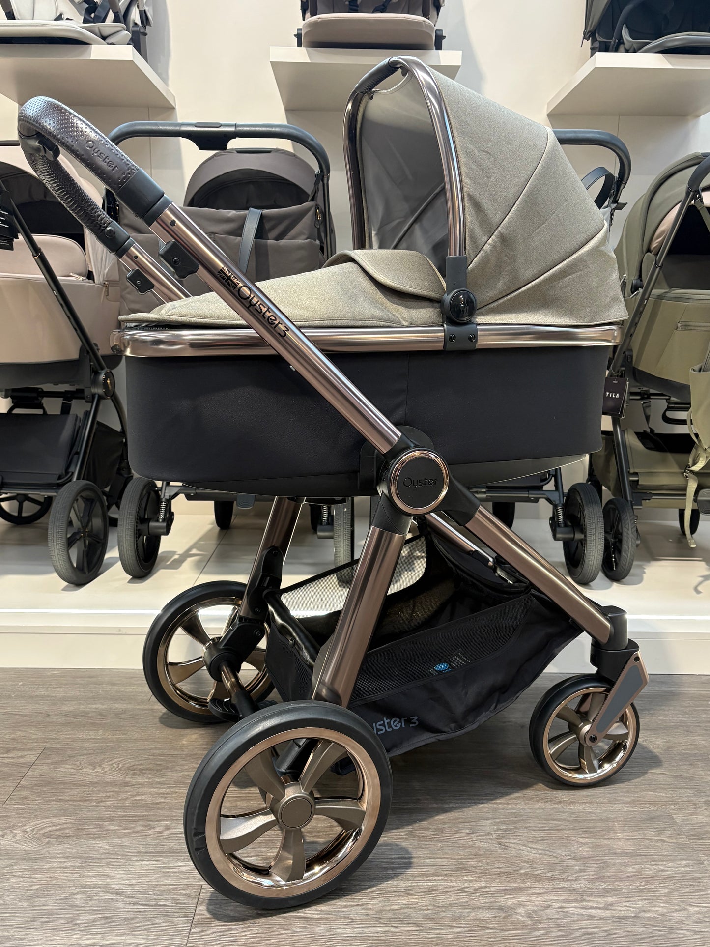 PRE LOVED Babystyle Oyster3 Pram + Pushchair - Mink