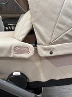 PRE LOVED Cybex e-Gazelle Double Pushchair - Almond Beige