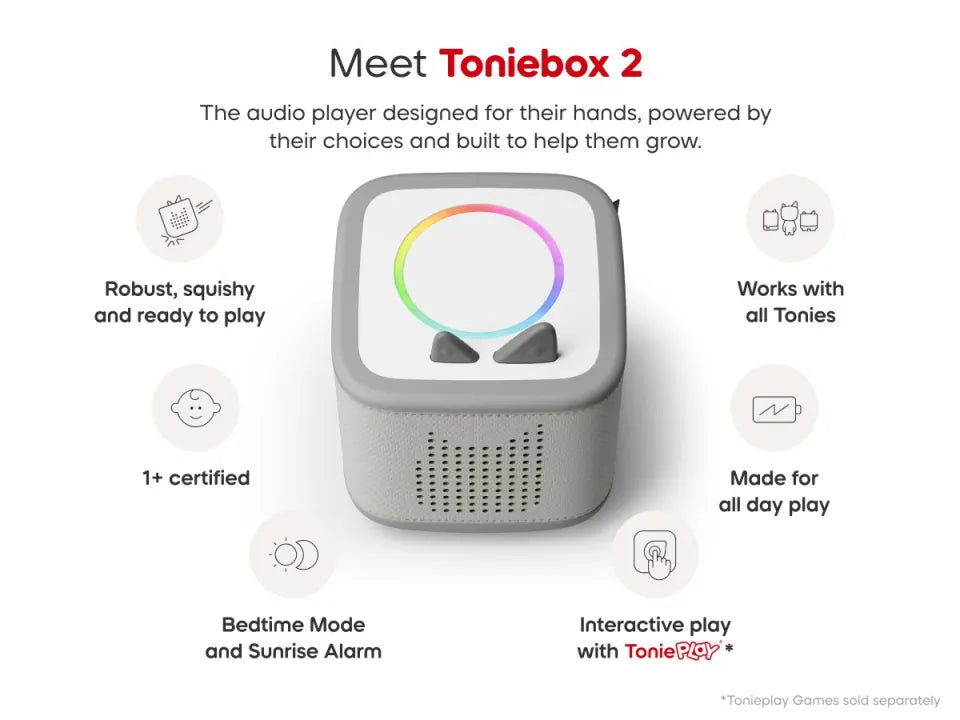 tonies Toniebox 2 - Moon Grey
