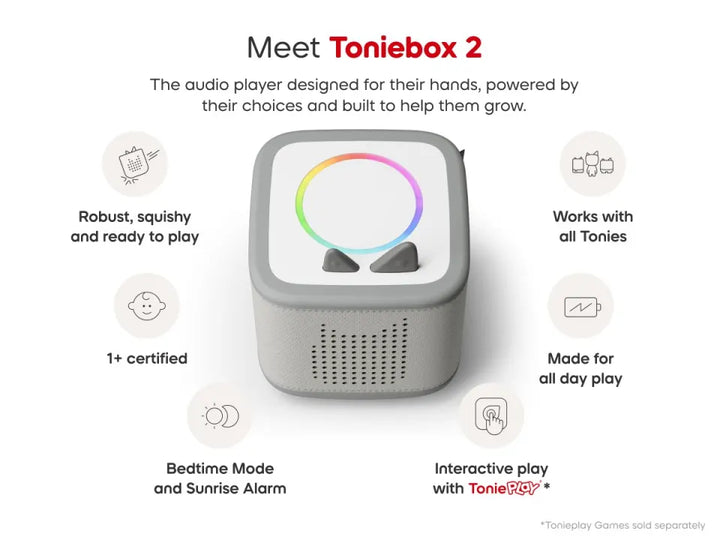 tonies Toniebox 2 - Moon Grey