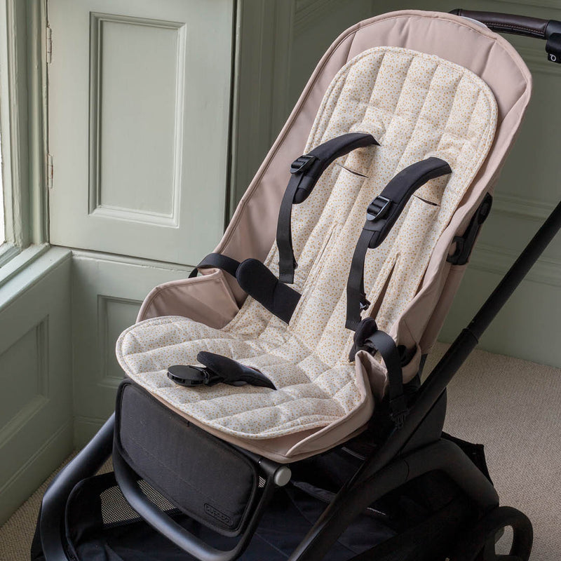 Avery Row Pram Liner - Wild Chamomile/Daisy Meadow