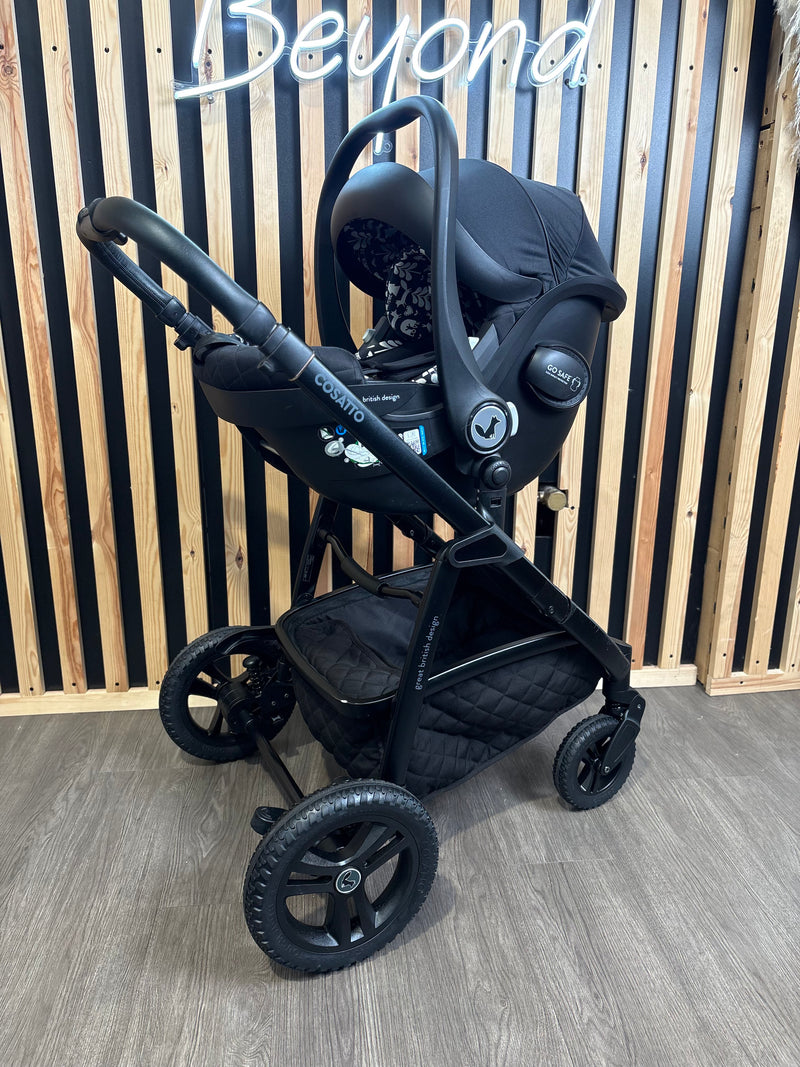 PRE LOVED Cosatto Wow 3 Travel System - Silhouette