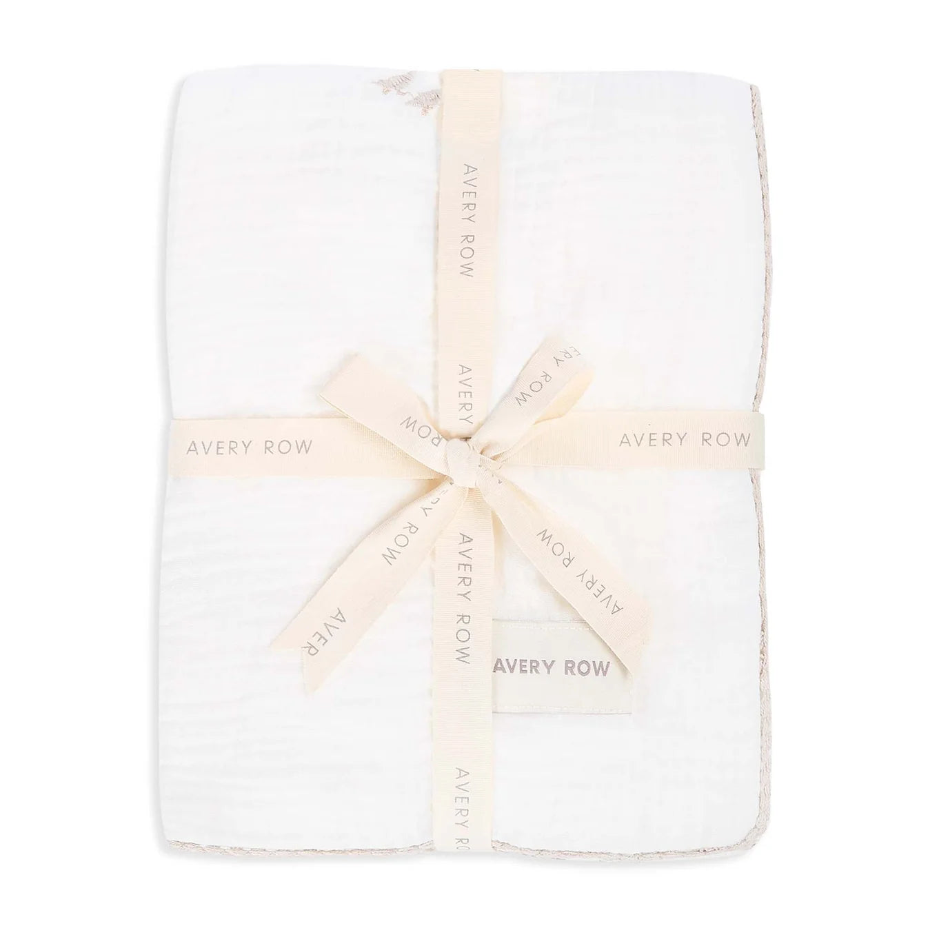 Avery Row Embroidered Muslin Blanket - Little Farm