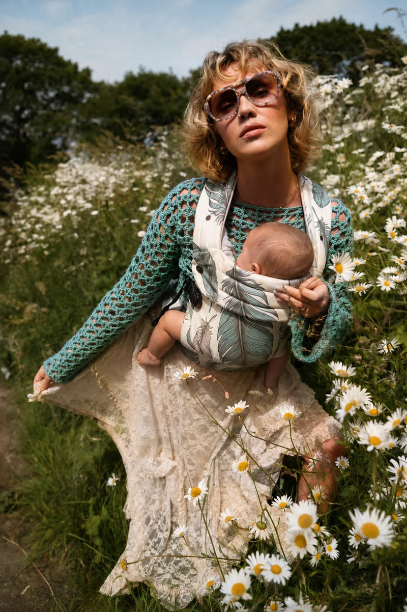 Bizzi Growin Nomad Pure Organic Baby Carrier - Wild Plume