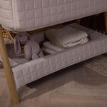 Tutti Bambini Cozee Sense Bedside Crib - Toasted Oak/Sand