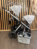 PRE LOVED Cybex Gazelle Twin S Pushchair - Stone Grey