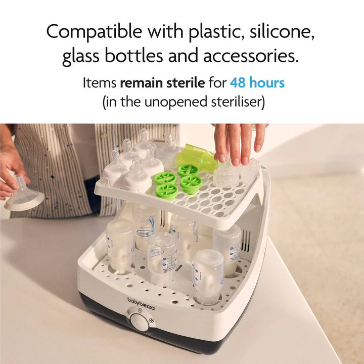 Baby Brezza SuperFast Steriliser-Dryer - White