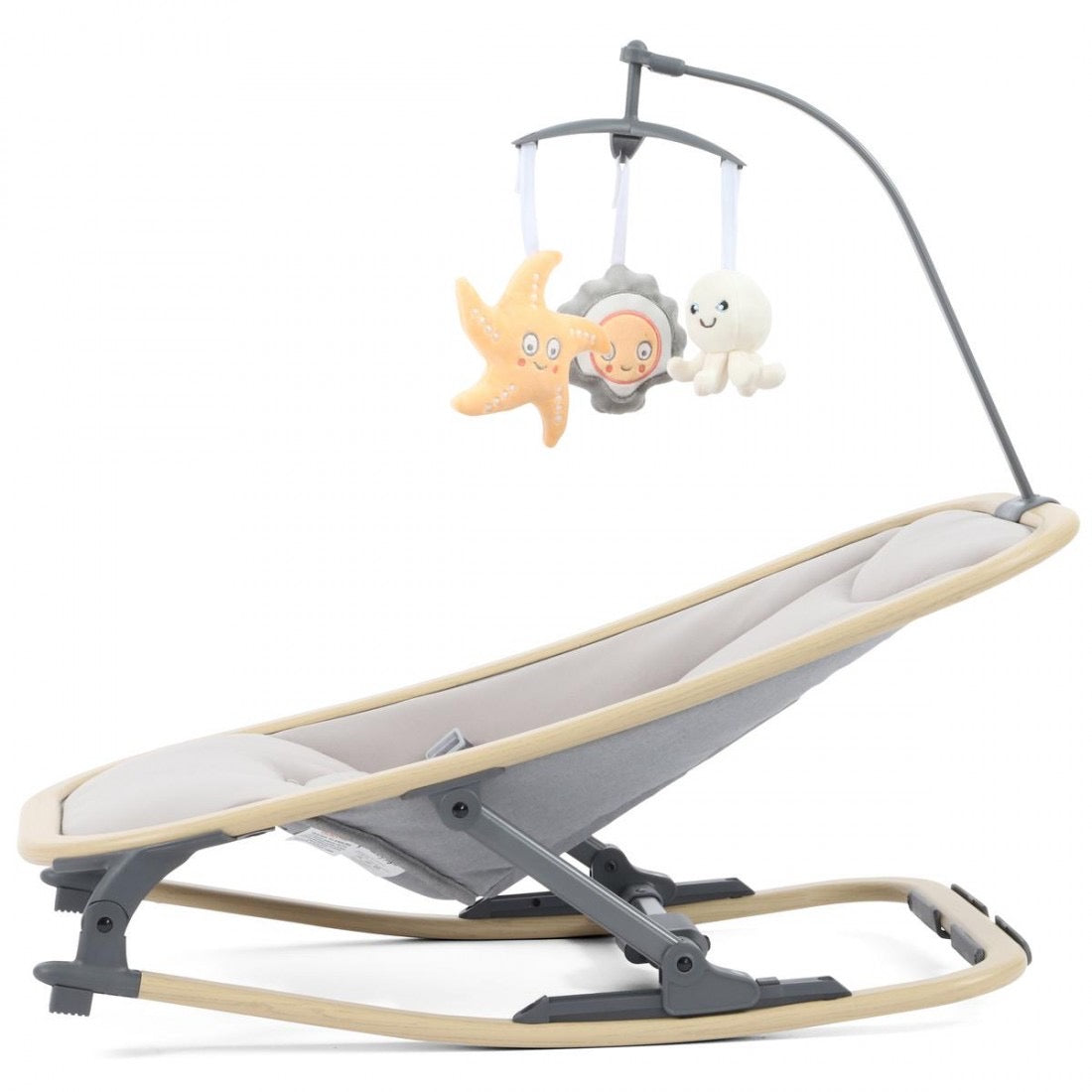Oyster Rocker Chair - Stone