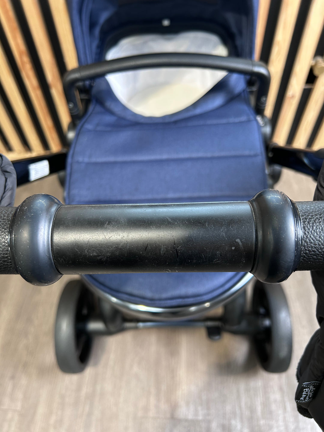 PRE LOVED iCandy Peach 6 Travel System - Navy Twill