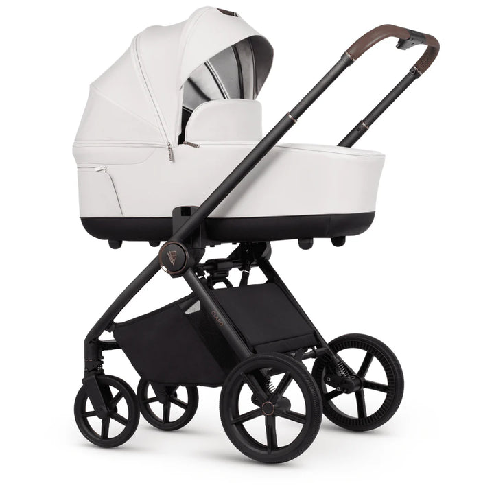 Venicci Claro 4in1 Travel System Inc Cabriofix I Size & Base Bundle - Vanilla