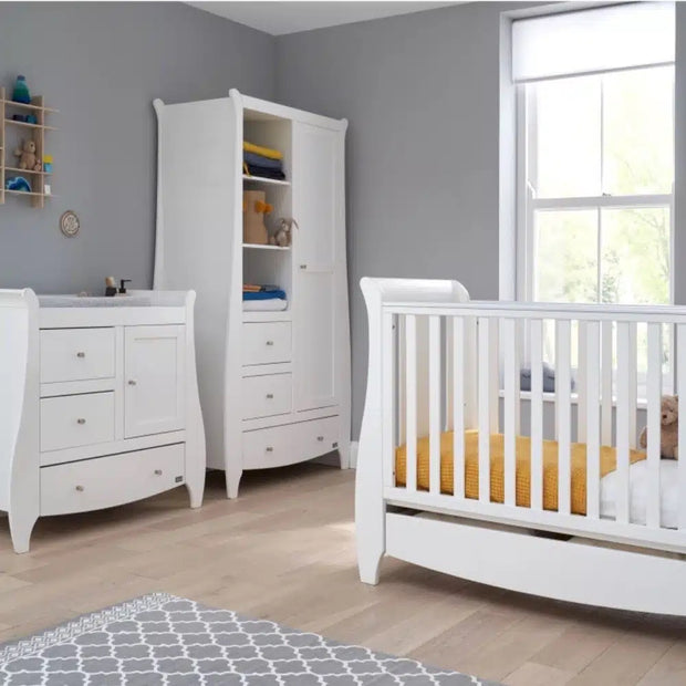 Tutti Bambini Katie 3 Piece Nursery Room Set – White
