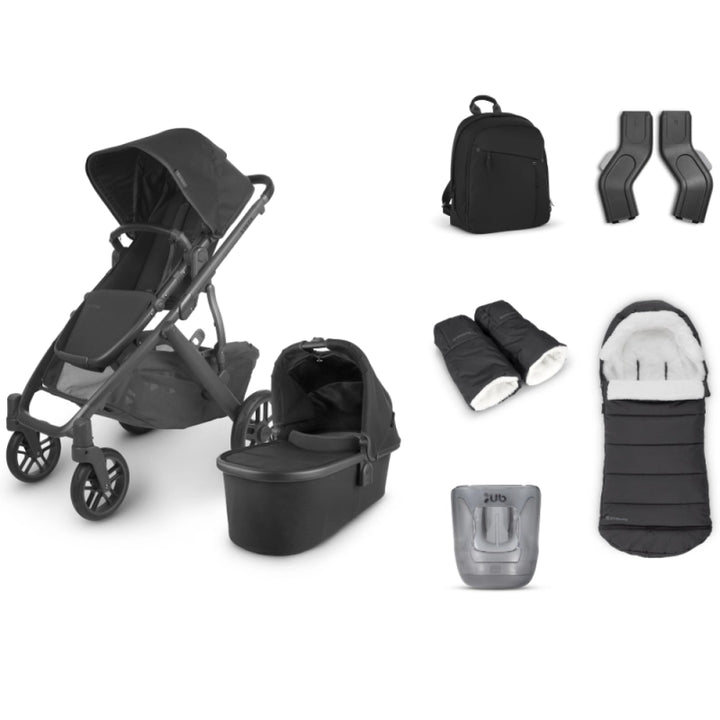 UPPAbaby Vista V2 2in1 Pram System + 5 Piece Accessory Pack - Jake